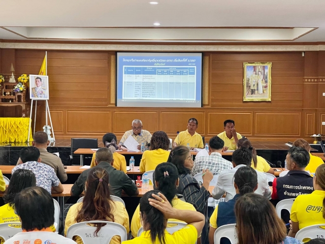 ประชุมประชาคมท้องถิ่นระดับตำบลในการพิจารณาร่างแผนพัฒนาท้องถิ่น(พ.ศ.2566-2570)เพิ่มเติม 3/2567 