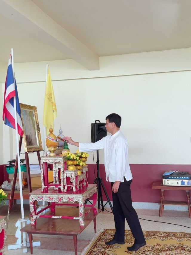 อบต.นาขา ร่วมกิจกรรมโครงการสร้างสุขภาพคนสามวัย(บวร) ก้าวสู่ปีที่ 7 ณ วัดดอนวาส