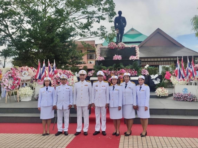 พิธีวางพวงมาลา ในวันที่ 23 ตุลาคม 2566 วันปิยมหาราช