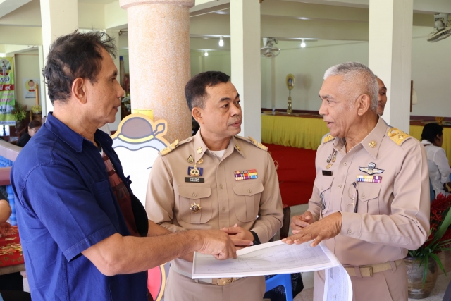 งพื้นที่สำรวจออกแบบโครงการปรับปรุงแหล่งน้ำธรรมชาติเพื่อพัฒนาแหล่งผลิตของชุมชน บ.ดอนเกาะ ม.9