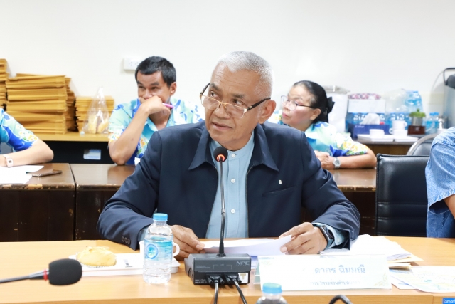 อบต.นาขา เข้าร่วมประชุมคณะทำงานแก้ไขปัญหาทรัพยากรน้ำ ในพื้นที่จังหวัดชุมพร